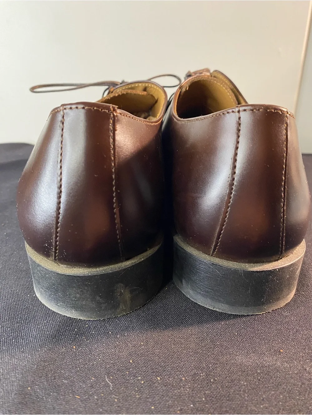Hugo Boss Colby Leather Derby Dress Shoes Mens 10.5 | Brown | Business Career